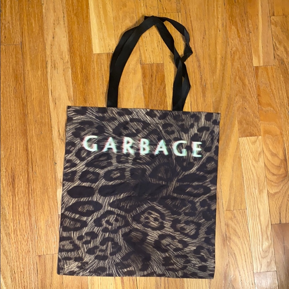 Garbage Leopard Print Tote Bag
